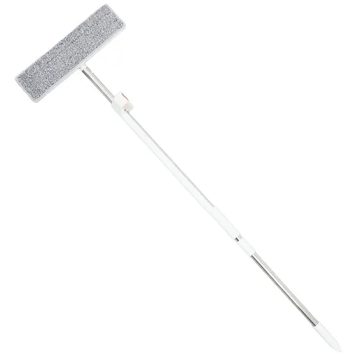 Microfiber Flat Mop with 2 Reusable Pads, 50 Inch Adjustable Self Wringing