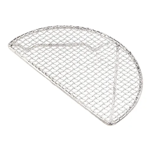 1 Pack Stainless Steel Barbecue Grill Net, Outdoor Cooking Wire Rack for Grilling, Tempura and Fried Food Draining