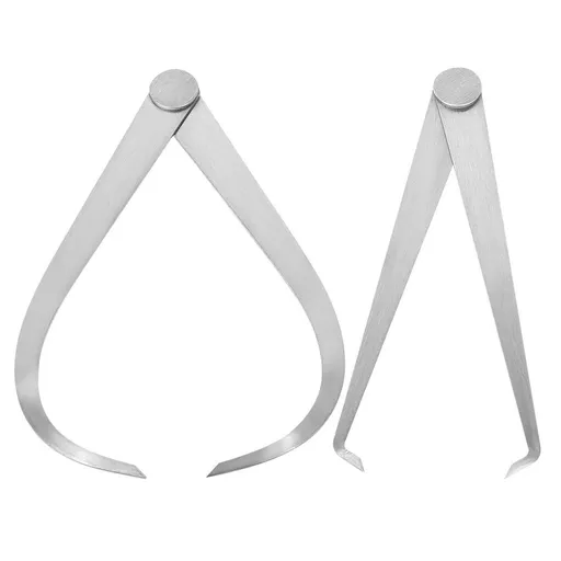 150mm 6-inch Inside Outside Caliper Stainless Steel Firm Friction Joint Measuring Tool 1 Pair Joint Measuring Tool 1 Pair