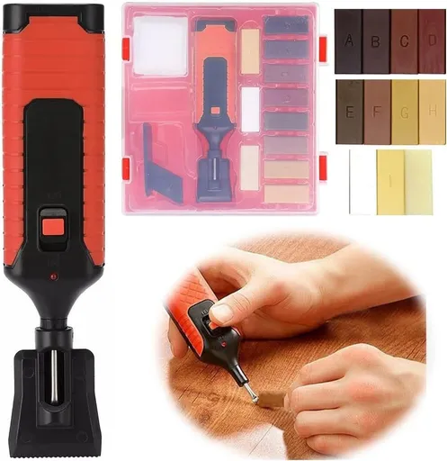 DIY Manual Floor Furniture Repair Kit, New Laminate Hardwood Floor Repair Kit Scratch Cracks Repair Tool, (11 Color Repair Kit )