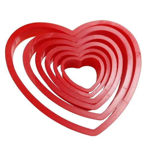 Stainless Steel Cookie Cutters, Heart Cookie Cutter, Metal Biscuit Cutter Molds for Baking or Holiday Party Decorations