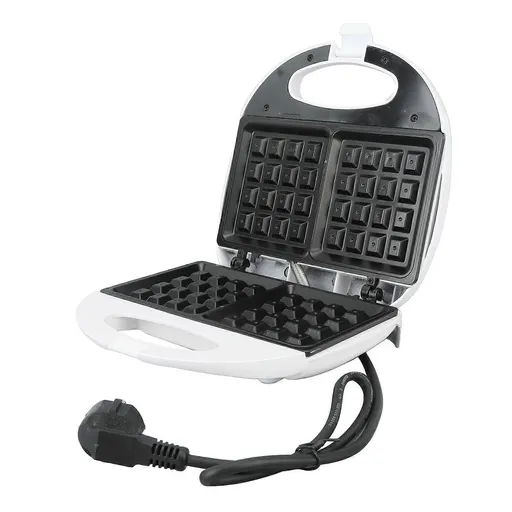 750W Mini Waffle Maker - Nonstick Aluminum Alloy Waffle Iron for Breakfast, Easy to Use