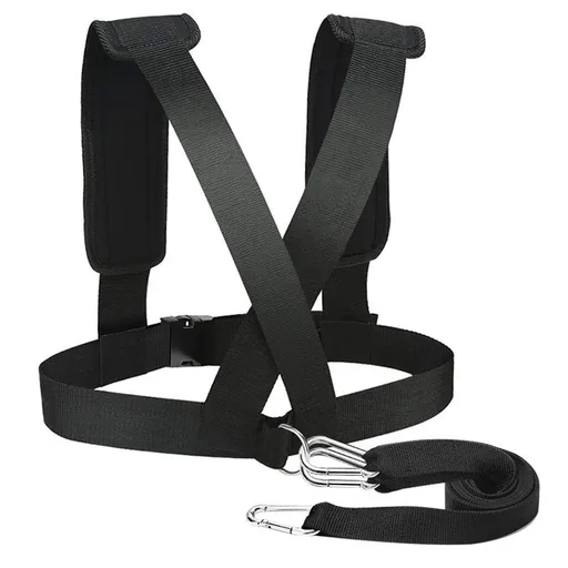 Sled Harness Workout Resistance and Assistance Trainer Physical Training Resistance Rope Kit Improving Speed, Stamina