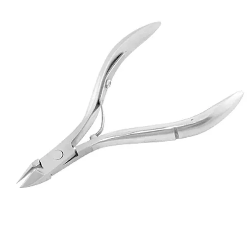 Cuticle Nippe Professional Cuticle Nippers,Stainless steel, electroplated, Remover Macicure Tool for Fingernails and Toenails, silver
