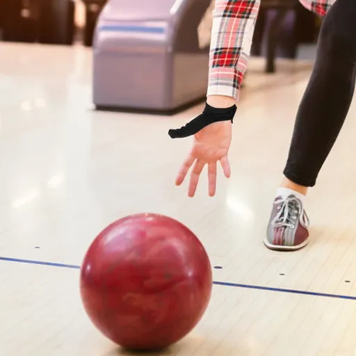 Compact Black Soft Bowling Thumb Sleeve Reusable Portable