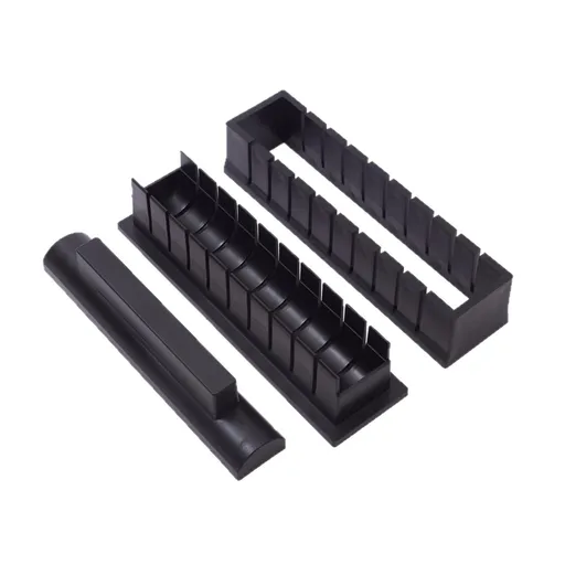 Sushi Maker, Sushi DIY Mold Set - Easy Sushi Making Kit, Help to Make Round Shaped Sushi, Easy Sushi Making Kit（black）