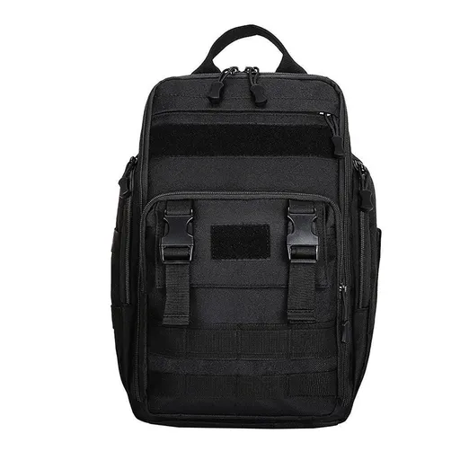 Fishing Tackle Backpack Storage Bag Shoulder Fishing Gear Bags Outdoor Backpack - Black