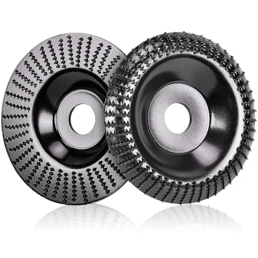 2 Pieces Wood Discs For Angle Grinder Ø 125 Mm X 22.2 Mm, Fast Cutting Wood Grinder And Sanding Discs For Angle