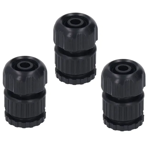 3pcs Tap Connector Adapter PP Stainless Steel Home Water Hose Accessories for Garden Car Washing G1/2 G3/4 Thread 11-13 Inner Hole