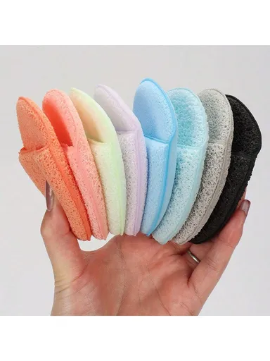 4pcs Deep Cleansing Exfoliating Facial Sponge Random Color Shape Reusable Removes Blackheads Deep Impurities Prevents Acne Skincare Tool For All Skin Types