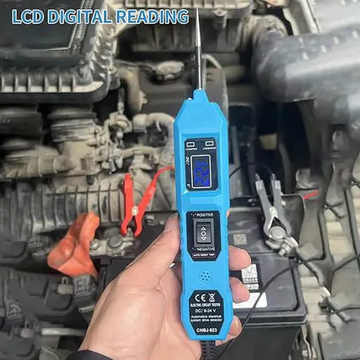 1 Piece Car Electric Circuit Tester, automotive power probe with LED light for short circuit and electrical system testing