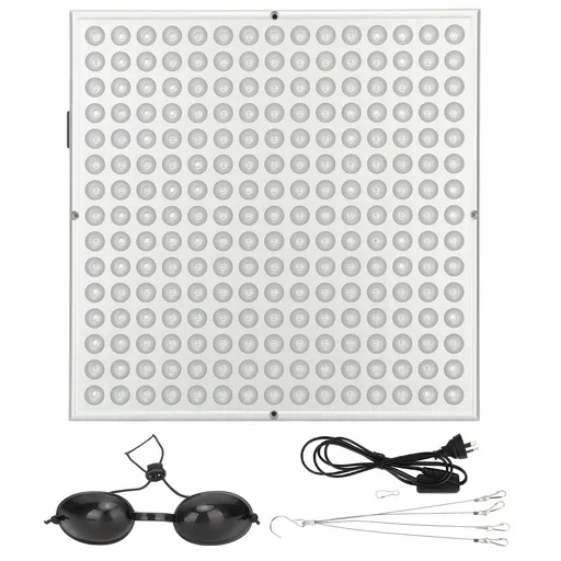 100‑240V LED Light Panel Deep 660nm Near Infrared 850nm Muscle Joint Pain Relief Physiotherapy Lamp AU Plug