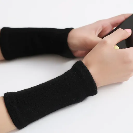 Wrist Bracer Adult Polyester Elastic Badminton. Black