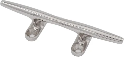 2pcs Boat Dock Cleat Marine 316 Stainless Steel Open Base 4'' 8inch