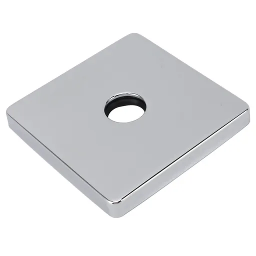 4 Inch Square Shower Arm Cover 304 Stainless Steel Showerhead Cover Plate for Fixed Shower Head Arm Tub Faucet Plating