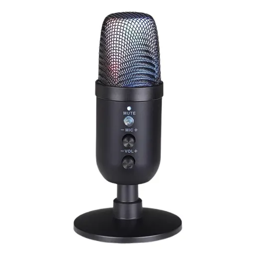USB Condenser Plug-and-Play Gaming Microphone for PC and Computer Use