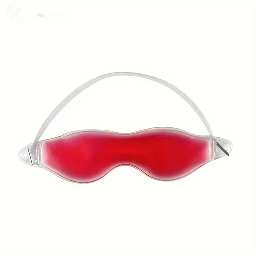 New Type of Gel Eye Mask for Dark Circles, Cooling Eye Goggles for Tired Eyes And Providing Refreshing Care Red
