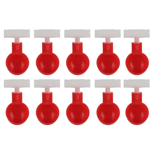 10 Set Chicken Waterer Cups Automatic Filling Prevent Leakage Pigeon Drinking Bowl for Ducks Birds G1/2