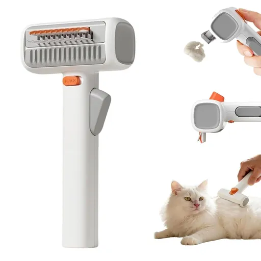 Dog and Cat Detangling Rake 2 in 1 for Undercoat and Loose Hair
