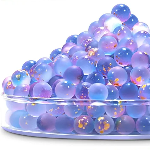 100Pcs Glass Marbles 10mm Glass Gems Beads Decor Vase Filler Fish Tank Home Decor DIY Jewelry Accessories