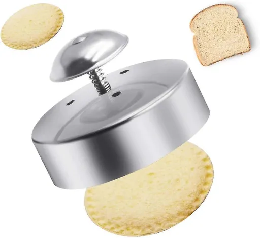 Stainless Steel Round Sandwich Cutter and Sealer for Babies Decruster Maker
