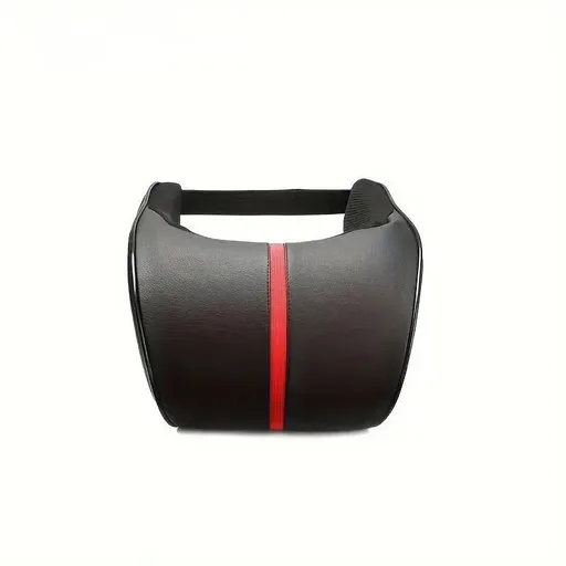 Car Headrest Neck Pillow for Comfortable Travel Support Memory Foam Car Pillow - Red