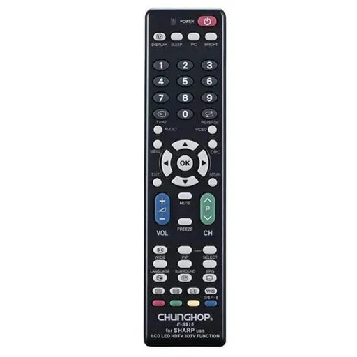 Universal TV Remote Control Compatible with Sharp LCD LED Smart Ultra HD Plasma 8M Range