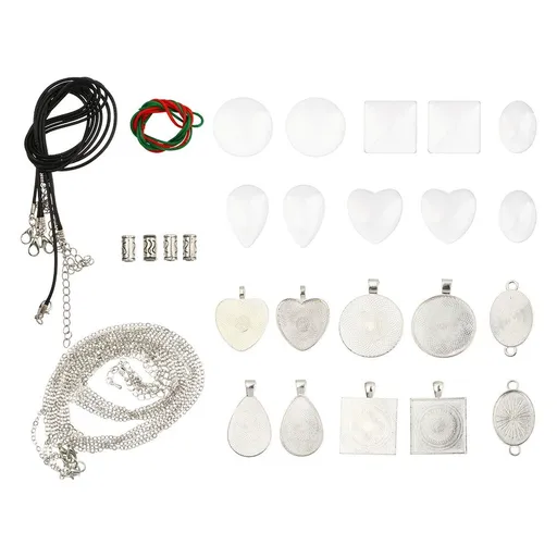 Jewelry Making Kit for Girls, Assorted Colors, Complete Craft Set, 1.4 x 1 Inch Beads and Accessories