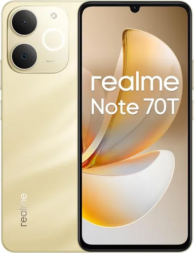 Realme Note 70T 4G Smartphone 4+256GB, Black, 6.75-inch screen, 90Hz Waterproof