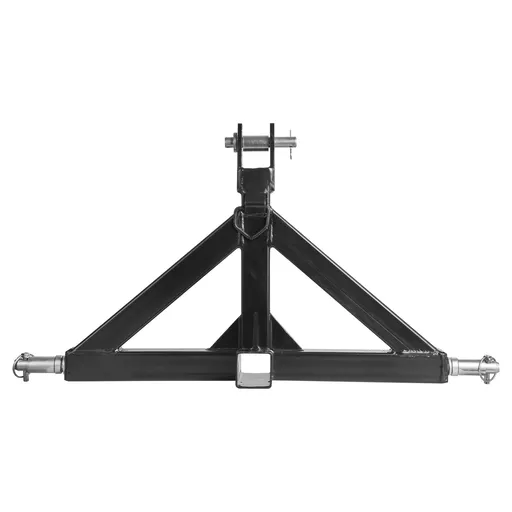 3 Point Hitch Receiver with 2 in Receiver, 3pt Quick Hitch Attachment, 3,000 lbs Capacity, Heavy Duty Tractor Tow Drawbar Adapter, Compatible with Kubota, Mahindra, John Deere, Massey Ferguson