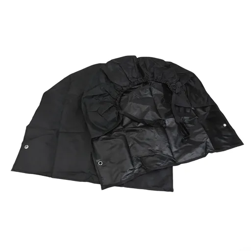 Tire Covers Set of 4 - UV Resistant Trailer Wheel Covers for Camper, SUV, Jeep, Trucks, Trailers and RV, Universal Tire Fits 27"-29" Inch Tire, Black