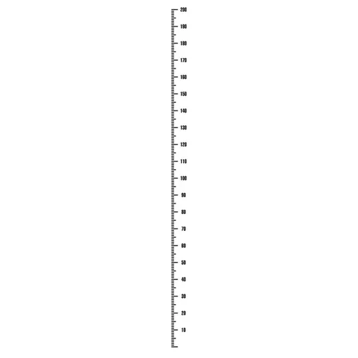 Kids Growth Chart Wall Sticker | Height Measuring Ruler for Children | Waterproof PVC Material | Easy to Install & Remove | Home & Classroom Decor (1-Pack)