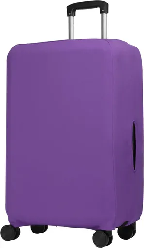 Luggage Cover, Suitcases Covers Elastic Carry on Protector Washable Scratch-Resistant Fits 22-24 Inch for Travel Business Trips, Violet inch