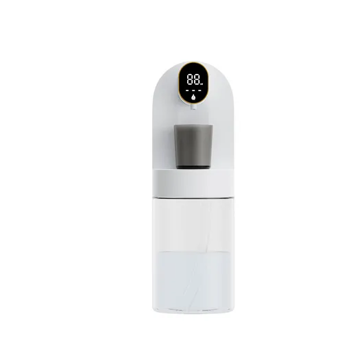 Smart Automatic Mouthwash Dispenser 4 Adjustable Levels LED Display White
