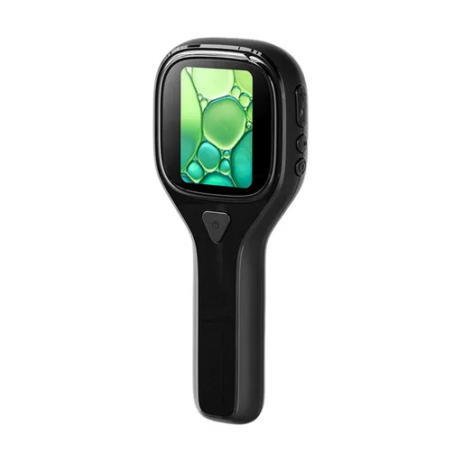 Microscope for Adults Kids, Portable 500X Illuminated Jewelers Loupe, Handheld Coin Magnifier for Collectors, Pocket Magnifying Glass, Digital Microscope with 2" Screen