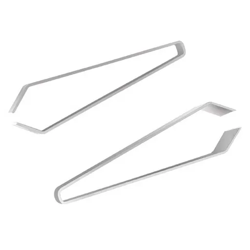 2 Pieces Fish Bone Tweezers, Stainless Steel Flat and Slant Tweezers Pliers Remover Tool Depotting Kit Slant Tip Tweezers Kitchen