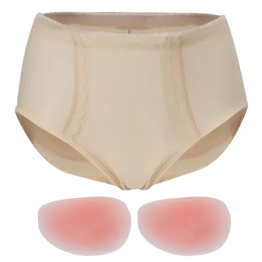 Women Underwear Hip Enhancer with Silicone Pad Fake Buttock Sexy Butt Padded Panty