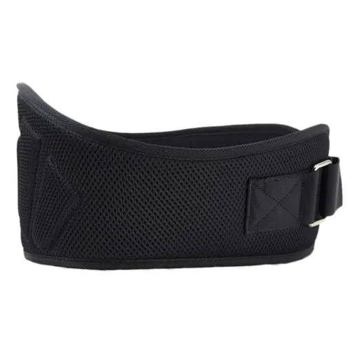 Weightlifting Belt for Men and Women Black Adjustable Gym Training Powerlifting Back Support Belt Black S