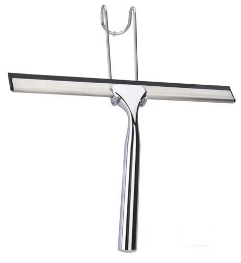 All Purpose Stainless Steel Squeegee for Glass Shower Doors, Car Window, Home Mirrors, Bathroom Cleaner Wiper