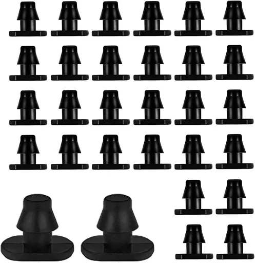Drip Irrigation Connectors 30 Pcs 1/4 Inch Barbed Drip Line Plugs End Plugs Irrigation Connectors for 1/4 Inch Tubing Water Tubing Gardening Supplies (30pcs)
