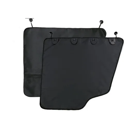 2 Pack Extra Big & Thick Anti Pet Scratching Waterproof Vehicle Door Covers Guard Truck Interior Panel Safe SUV Universal Black