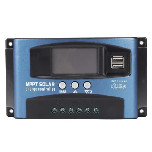 Solar Charge Controller 12/24V-30A Solar Panel Charge Controller MPPT Photovoltaic Panel with LCD Display LED