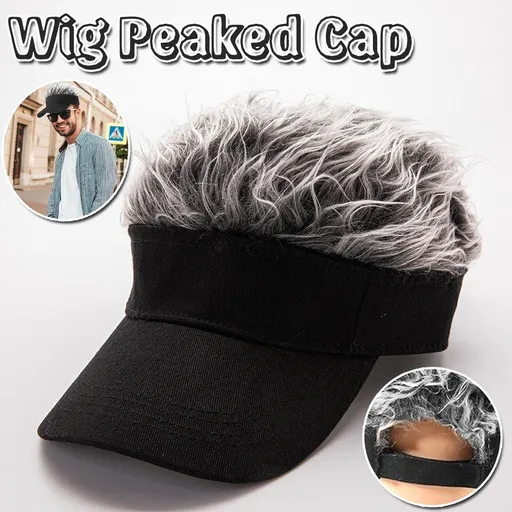 Trendy Hip Hop Wig Cap Stylish Duck Bill Cap for Hipster Fashion Accessories