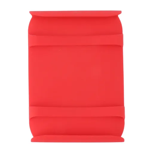 Kitchen Silicone Mat Heat Resistant Silicone Mat with Handle Anti Scalding Anti Slip Kitchen Tool Glove Substitution Red