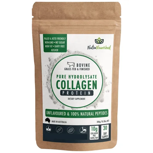 Collagen Powder Tasteless Unflavoured 300g Bovine Collagen Peptides
