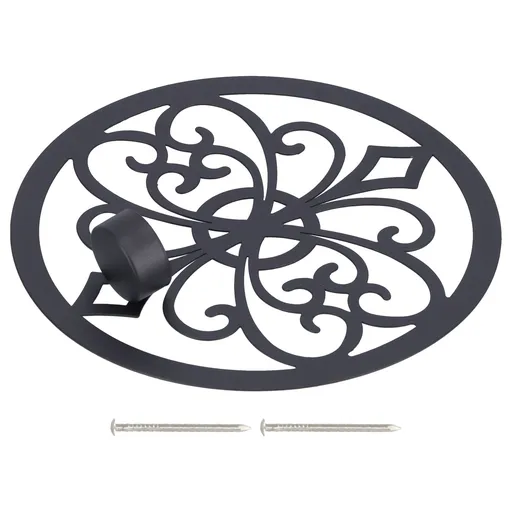 Wall Hanging Candle Holders Black European Retro Prevent Dripping Baroque Wall Candlestick