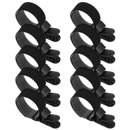 10Pcs Windproof Garden Flag Clamps Plastic Clips for Outdoor Yard Flags