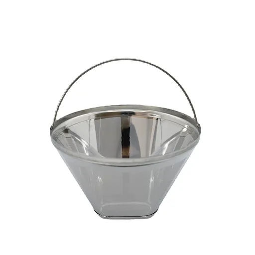 Reusable Cone Coffee Filters 304 Stainless Steel Coffee Filter，Filter Coffee Maker, 2Pcs Permanent Cone Filter