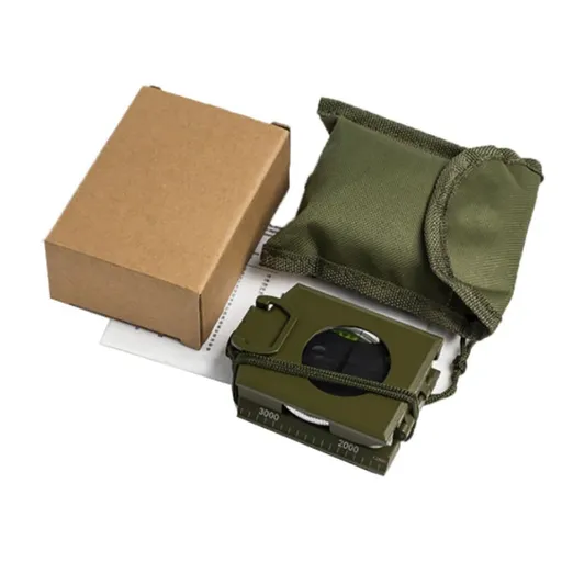 Multifunctional Military Sighting Navigation Compass with Inclinometer | Impact Resistant & Waterproof Compass for Hiking, Camping