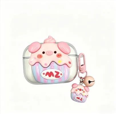 Cake Pig Bluetooth Earphone Case + pendant AirPods 1/2